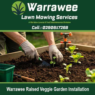 Raised vegetable garden installation planting in Warrawee